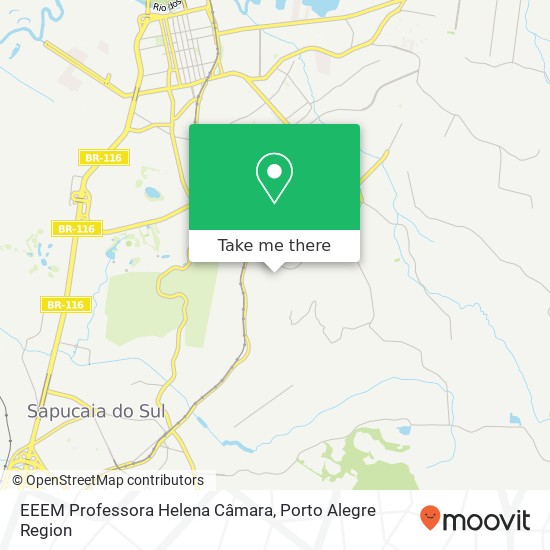 Mapa EEEM  Professora Helena Câmara