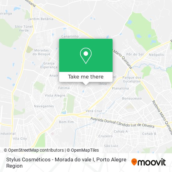 Mapa Stylus Cosméticos - Morada do vale I