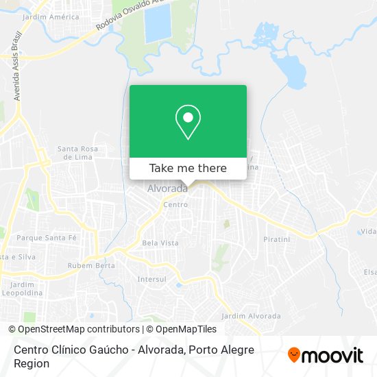 Centro Clínico Gaúcho - Alvorada map