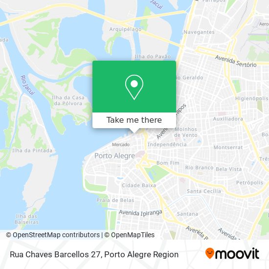 Mapa Rua Chaves Barcellos 27
