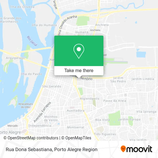 Rua Dona Sebastiana map