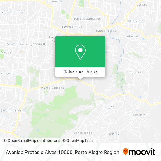 Avenida Protásio Alves 10000 map