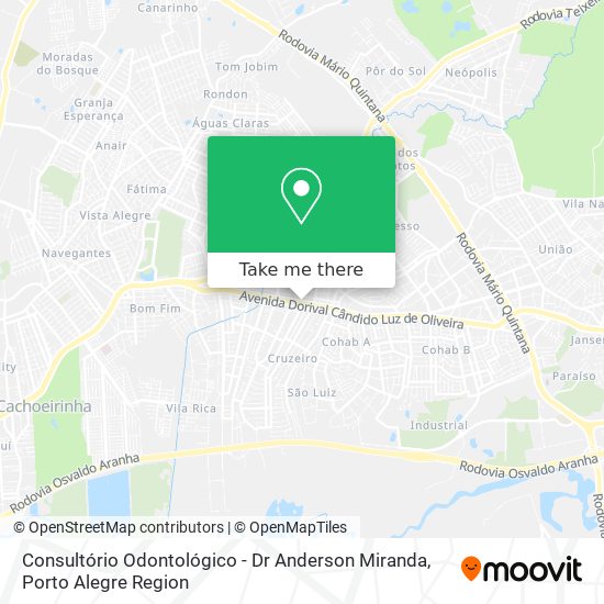 Consultório Odontológico - Dr Anderson Miranda map