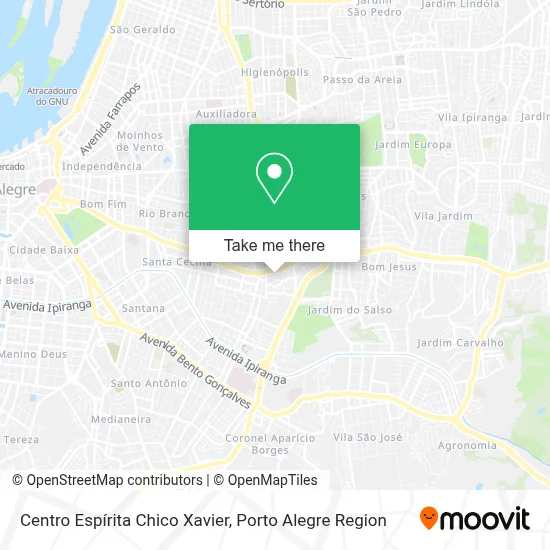 Centro Espírita Chico Xavier map