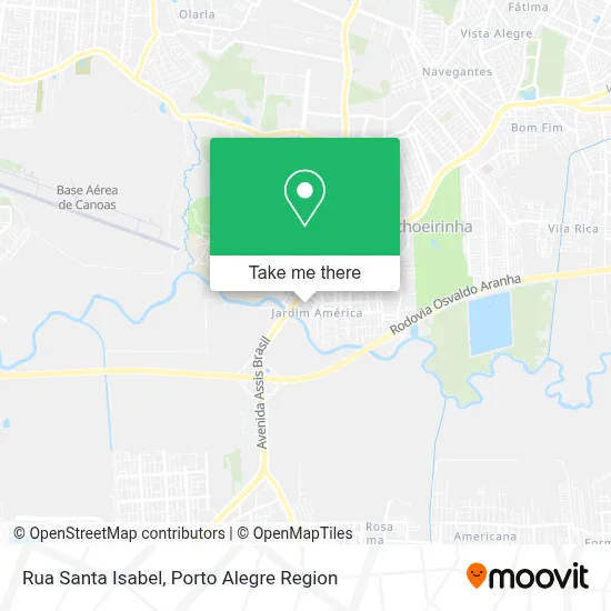 Rua Santa Isabel map