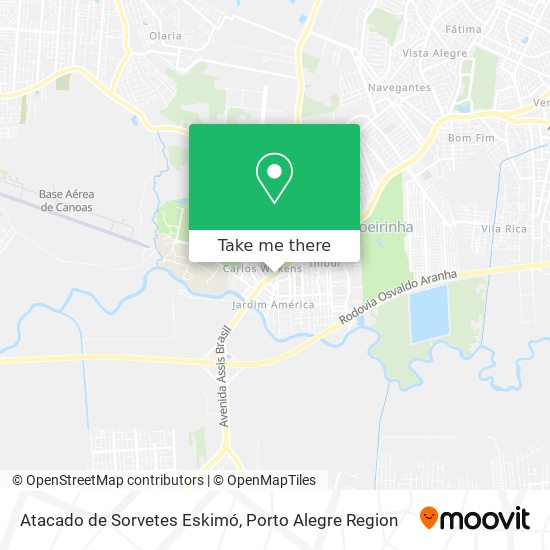 Atacado de Sorvetes Eskimó map