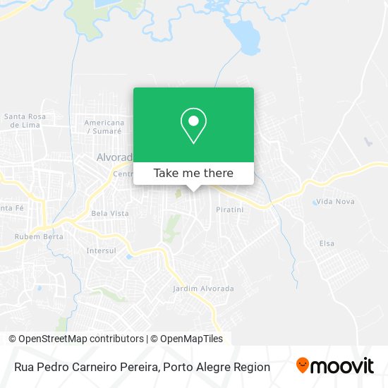 Mapa Rua Pedro Carneiro Pereira