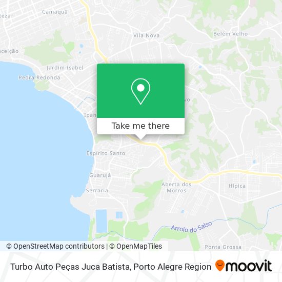 Mapa Turbo Auto Peças Juca Batista