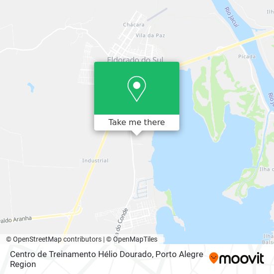 Centro de Treinamento Hélio Dourado map