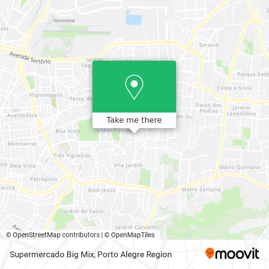 Mapa Supermercado Big Mix