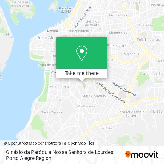 Ginásio da Paróquia Nossa Senhora de Lourdes map