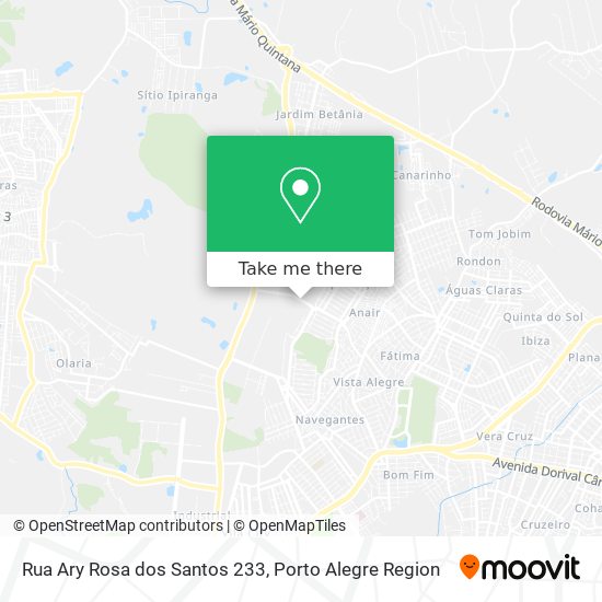 Rua Ary Rosa dos Santos 233 map