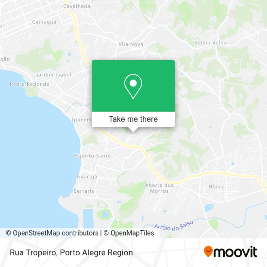 Rua Tropeiro map