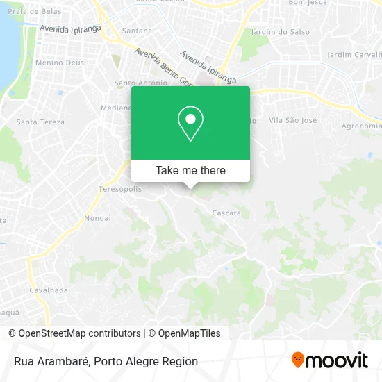Rua Arambaré map