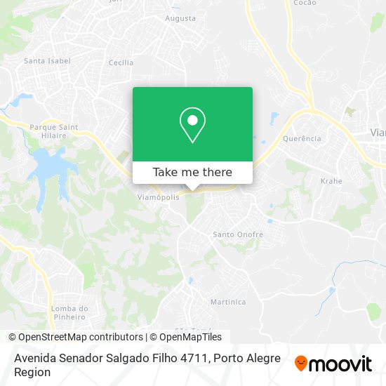 Mapa Avenida Senador Salgado Filho 4711