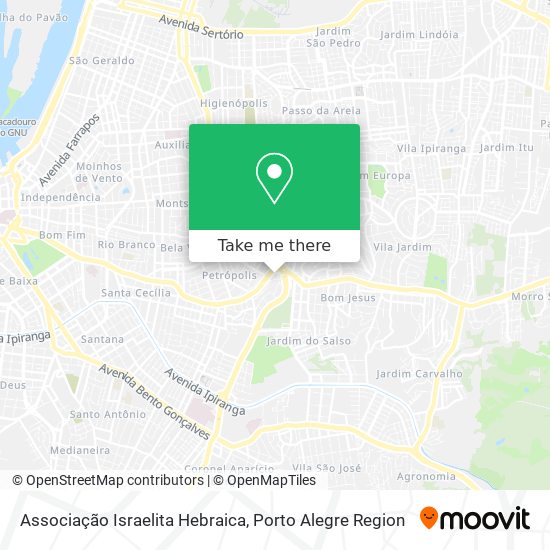 Associação Israelita Hebraica map
