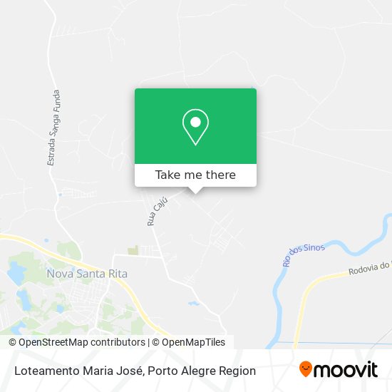 Loteamento Maria José map
