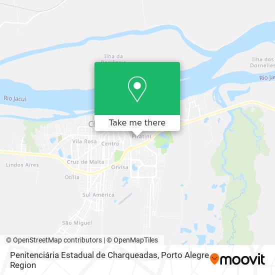 Penitenciária Estadual de Charqueadas map