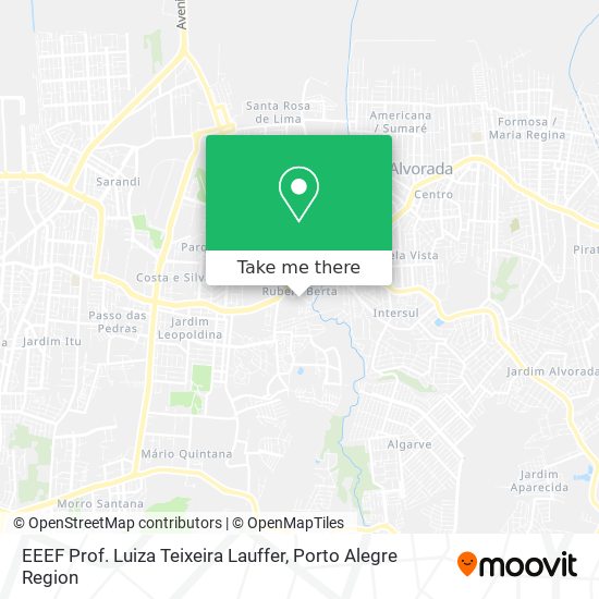 Mapa EEEF Prof. Luiza Teixeira Lauffer