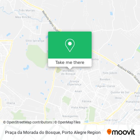 Praça da Morada do Bosque map
