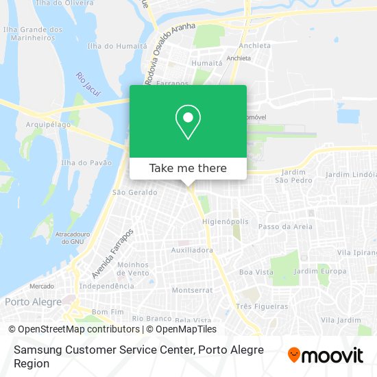 Samsung Customer Service Center map