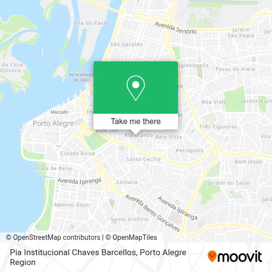 Pia Institucional Chaves Barcellos map