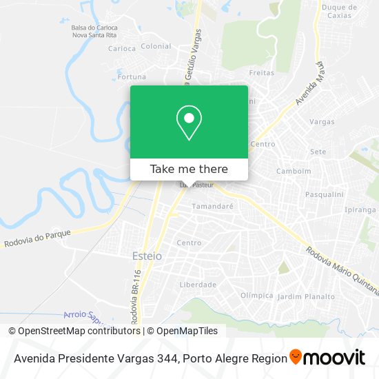 Avenida Presidente Vargas 344 map