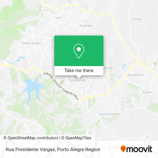 Rua Presidente Vargas map