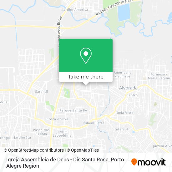 Igreja Assembleia de Deus - Dis Santa Rosa map