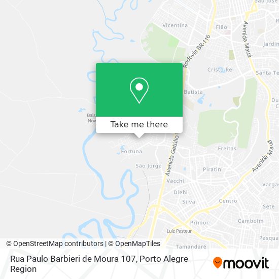 Rua Paulo Barbieri de Moura 107 map