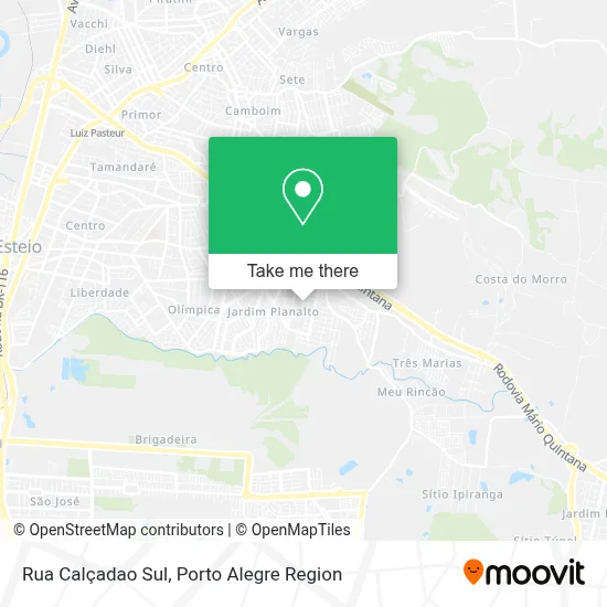 Rua Calçadao Sul map