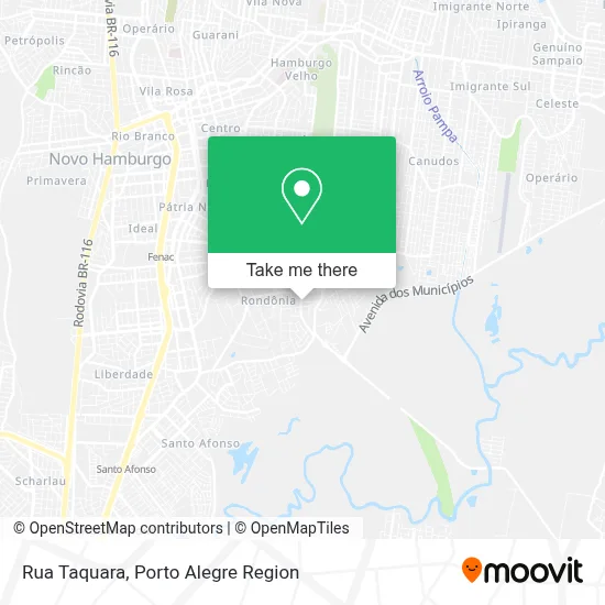 Rua Taquara map