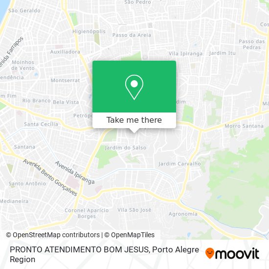 PRONTO ATENDIMENTO BOM JESUS map