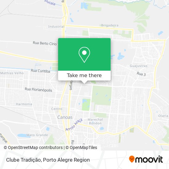 Clube Tradição map