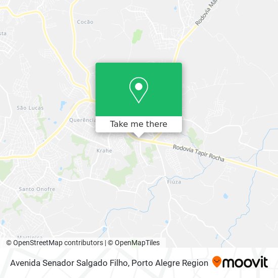 Avenida Senador Salgado Filho map
