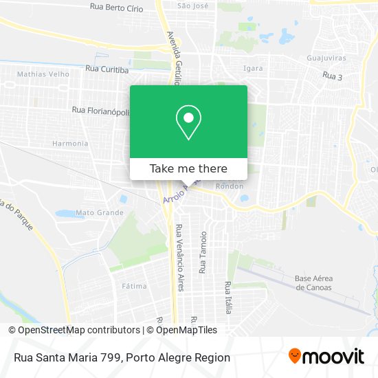 Rua Santa Maria 799 map