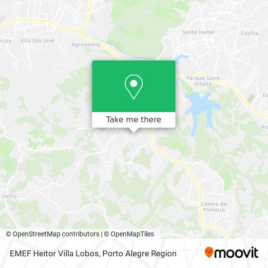 EMEF Heitor Villa Lobos map