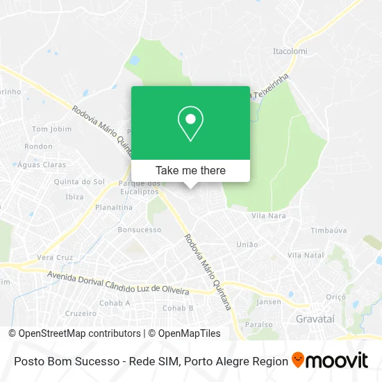 Posto Bom Sucesso - Rede SIM map