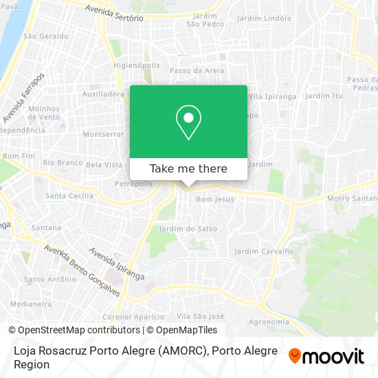 Loja Rosacruz Porto Alegre (AMORC) map