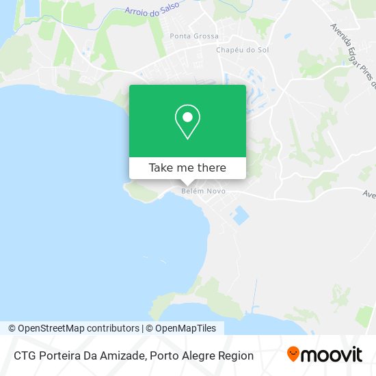CTG Porteira Da Amizade map