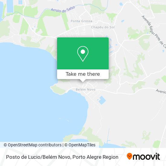 Posto de Lucio/Belém Novo map