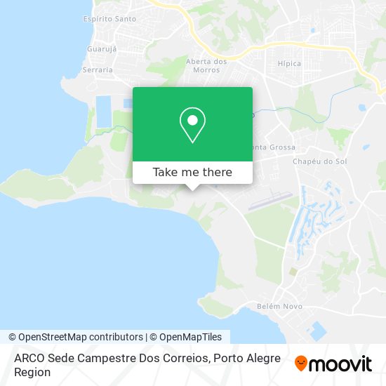 ARCO Sede Campestre Dos Correios map