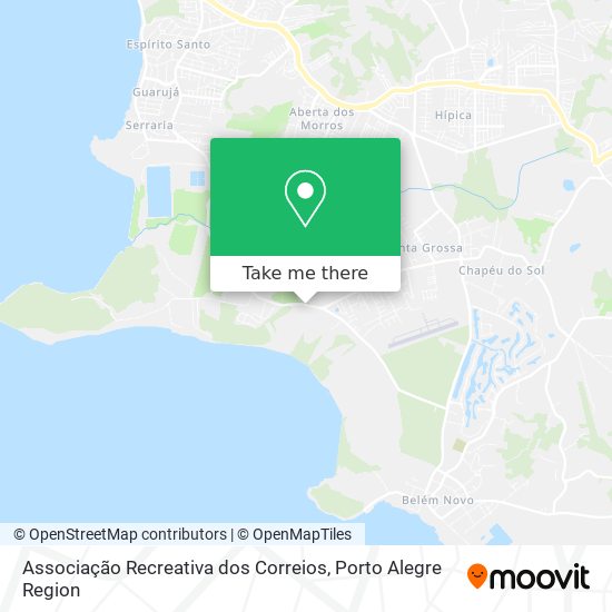 Associação Recreativa dos Correios map