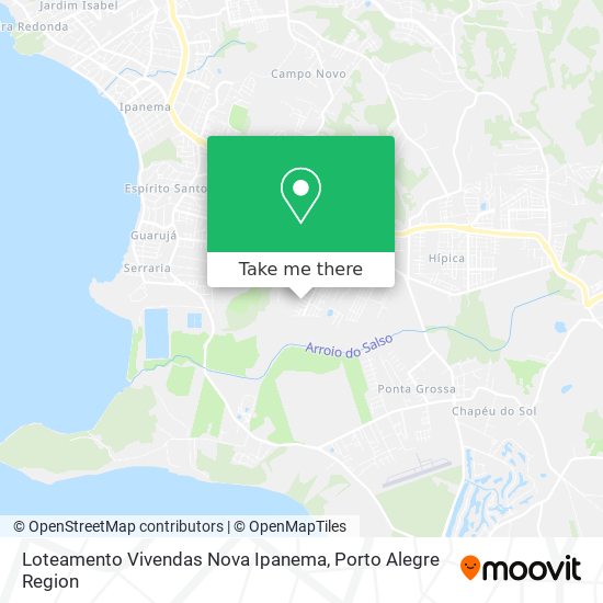 Loteamento Vivendas Nova Ipanema map