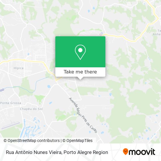 Rua Antônio Nunes Vieira map