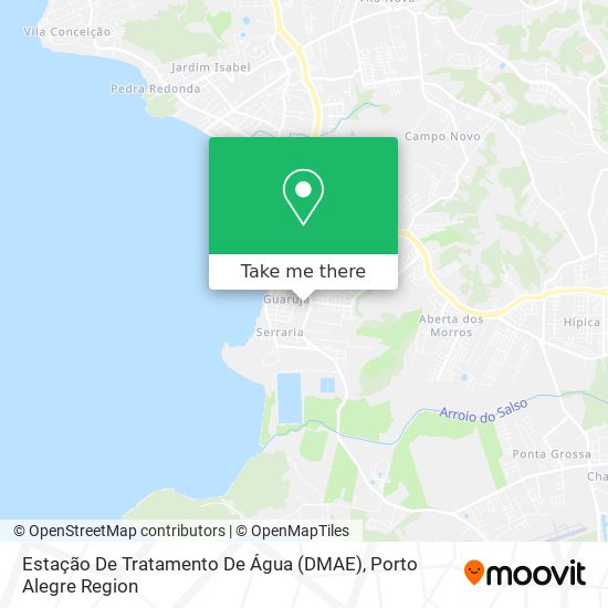 Estação De Tratamento De Água (DMAE) map