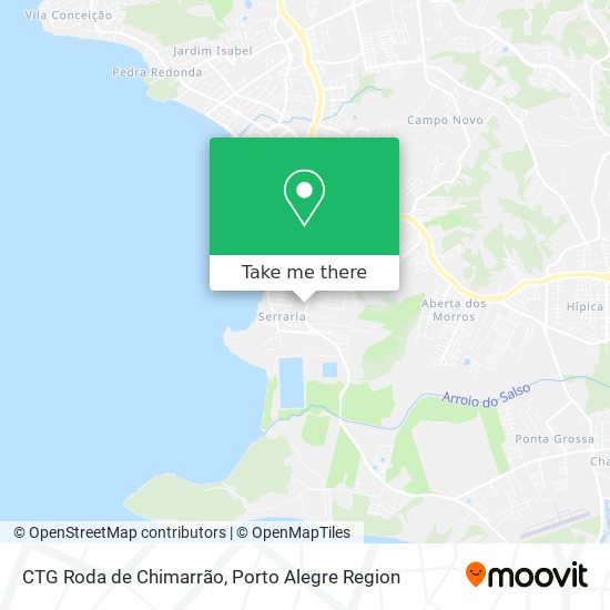 CTG Roda de Chimarrão map