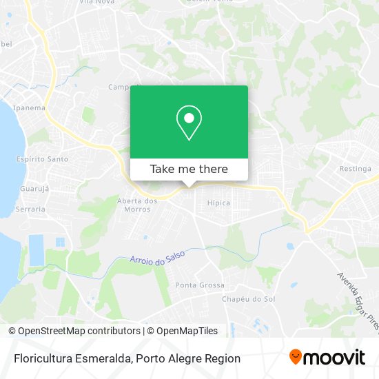 Floricultura Esmeralda map
