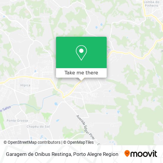Garagem de Onibus Restinga map