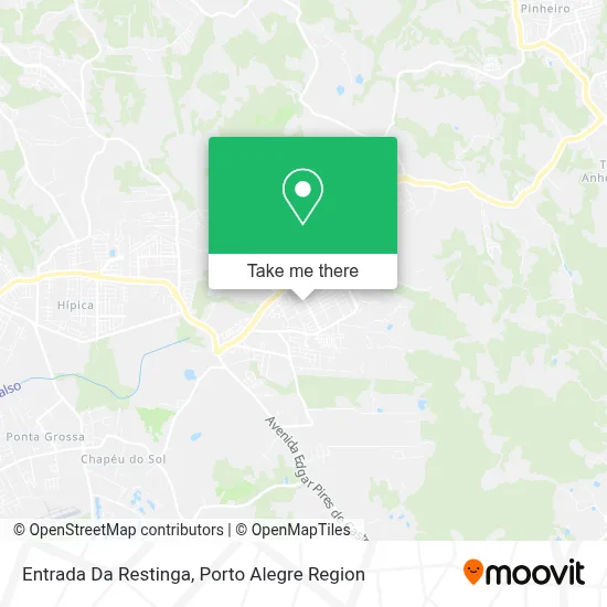 Entrada Da Restinga map